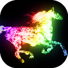 Horse Fire Wallpaper biểu tượng