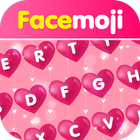 ikon Facemoji Emoji Keyboard - Cute
