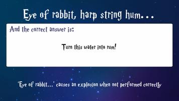 Trivia for Harry Potter Spells اسکرین شاٹ 2