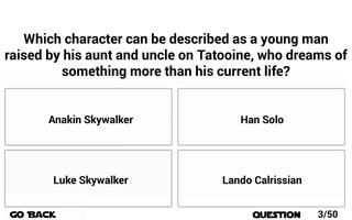 Ultimate Star Wars Trivia capture d'écran 2