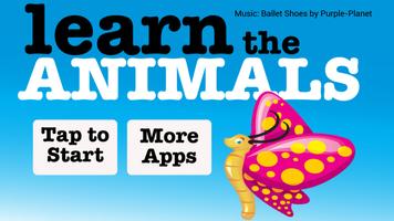 Poster Learn the Animals