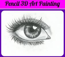 Pencil 3D Art Painting تصوير الشاشة 1