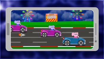 Peppa Car: Corrida imagem de tela 3