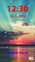 Perfect Sunrise Lock Screen syot layar 1