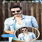 Man Hair Mustache Style Editor 2018 simgesi