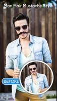 Man Hair Mustache Style Editor 2018 Affiche