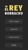 El Rey Borracho Juego de beber الملصق