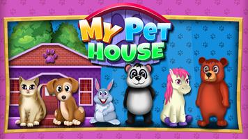 Decorar una casa de mascotas Poster