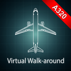 A320 Virtual Walk-around biểu tượng