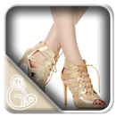 Gold Open Toe Heels APK