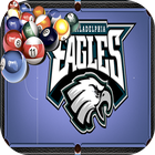 Billiards Philadelphia Eagles Theme icône