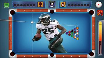 Billiards Philadelphia Eagles Theme Affiche