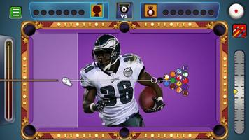 Billiards Philadelphia Eagles Theme capture d'écran 2