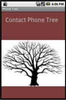 Contact Phone Tree ポスター