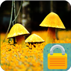 Mushrooms Field  PIN Lock आइकन