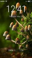 Mushrooms Field  PIN Lock Affiche
