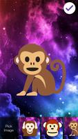 Galaxy Monkey Emodzi Lock capture d'écran 2