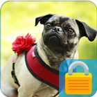 Little Pug PIN Lock Zeichen