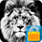 Lion Bravery PIN Lock icône