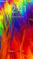 Rainbow Colours Lock Screen постер