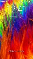 Rainbow Colours Lock Screen Affiche