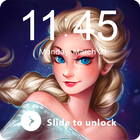 Elsa Cute Queen Froz Pattern Princess App Lock icône
