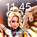 Over Wallpaper Watch Cute Theme Mercy App Lock APK
