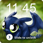 Toothless Cute Dragon Wallpaper App Lock icône