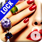 Nail Gel Manicure PIN Lock icône