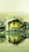 Crocodile Alligator Caiman  PIN Lock-poster