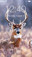 Deer Animal PIN Lock Affiche