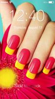 Gel Nails PIN Lock Screen plakat