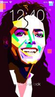 Michael Jackson PIN Lock Affiche