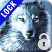 Snow Wolf Screen PIN Lock