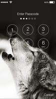 Snow Wolf Screen PIN Lock screenshot 1