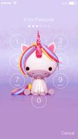 Unicorn PIN Screen Lock 스크린샷 1