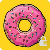 Yummy Donut Wallpaper & App Lock icon