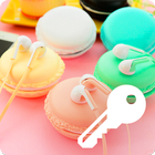 Art Macaron Headphones Wallpaper Smart Screen Lock ikon