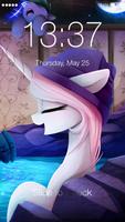 Princes Unicorn Miracle Magic HD Smart Lock Screen plakat