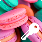 Sweet Appetizing Macaron Wallpaper HD Smart Lock ไอคอน