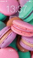 Sweet Appetizing Macaron Wallpaper HD Smart Lock Affiche