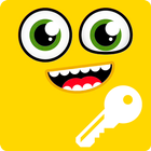 Smiley Funny Emoji Yellow Emotions HD Smart Lock biểu tượng