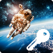 ”Space Man Galaxy ART Balloon Pattern Smart Lock
