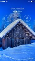 1 Schermata Winter Village HD Wallpaper Smart Lock Screen Lock