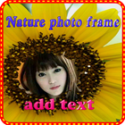 Nature photo frame icône