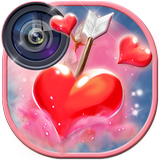 Photo Editor with Love Stickers simgesi