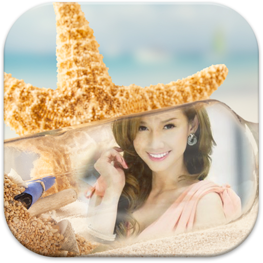 Bottle Glass Photo Frames