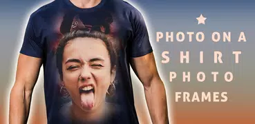 Fotos Auf Einem T-Shirt Bilderrahmen