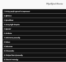 پوستر Phychlgical Theories - English