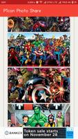 برنامه‌نما Picon Photo Share:แก้ไขรูปภาพฟรี Hero-@marvel Free عکس از صفحه